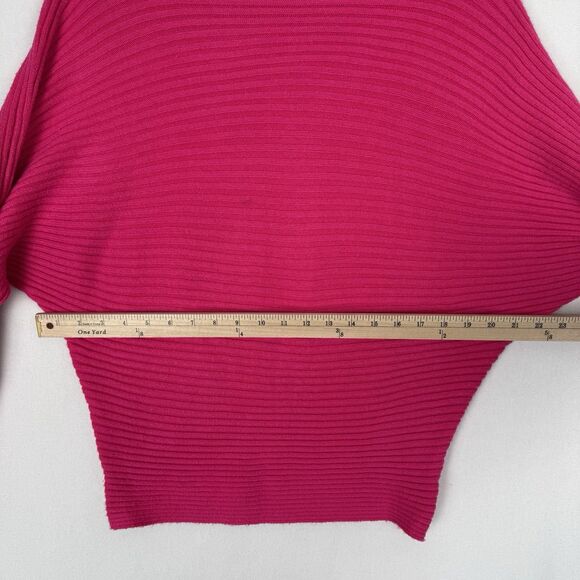 Anthropologie Sweater Womens Small Pink Ribbed Chunky Knit Boho Coastal Colorful - Picture 15 of 16